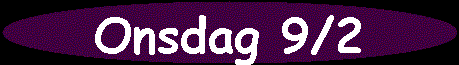 Onsdag 9/2