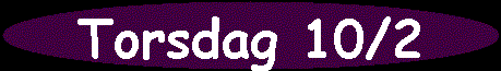 Torsdag 10/2